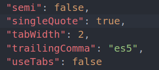 Prettier Config Options